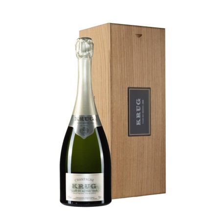 Bottiglia di Champagne Krug Clos Du Mesnil 2008 in cassa legno da 0.75l