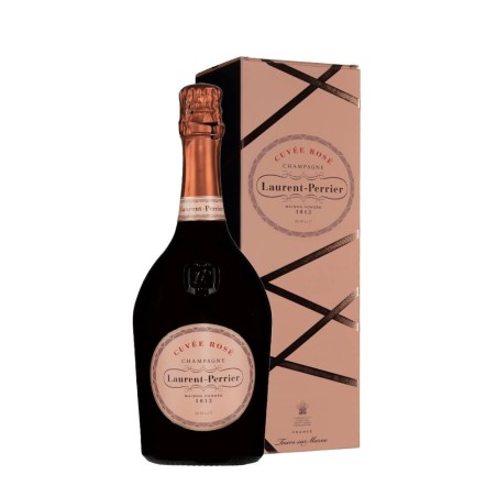 Bottiglia di champagne Laurent Perrier Rosè con Astuccio da 0,75l