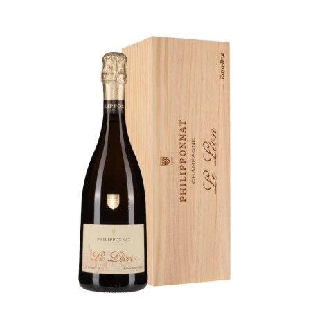 Bottiglia di champagne Philipponnat Le leon 2014 Owc