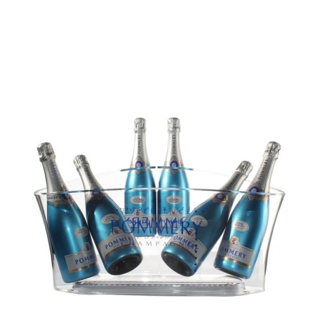 6 Pommery Sky Blue + Portaghiaccio Luminoso