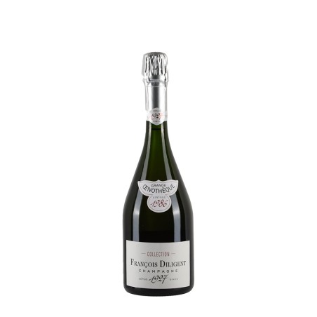 Bottiglia di Francois Diligent Oenothèque 1986, sboccatura 2024, 100% Chardonnay Brut Nature