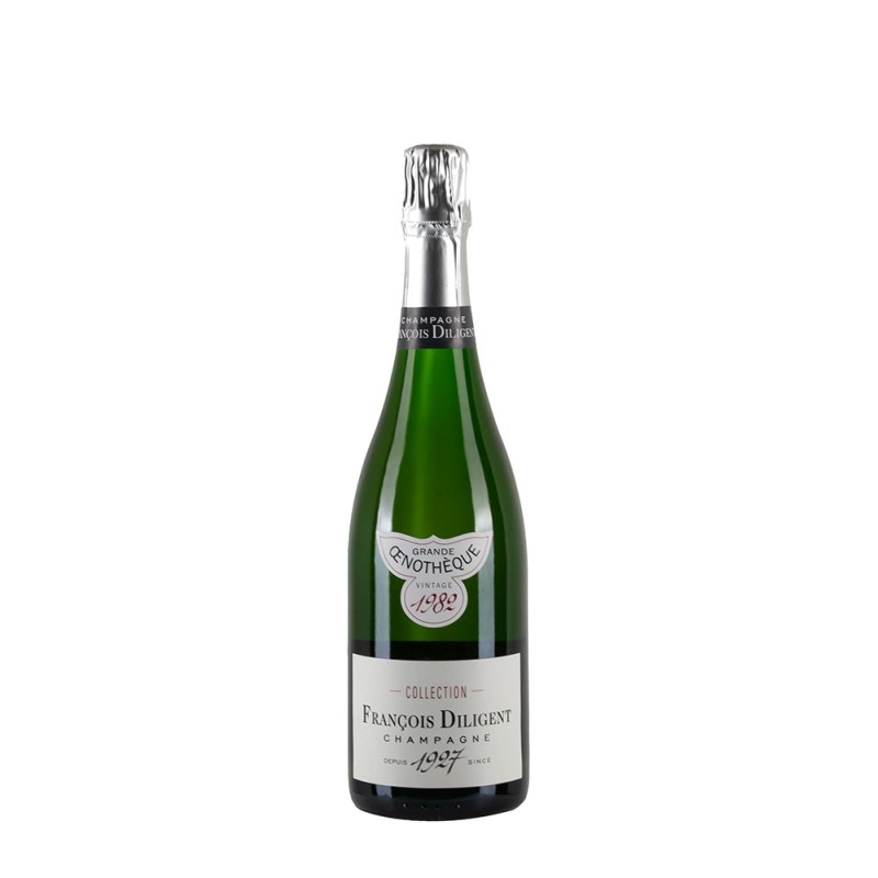 Bottiglia di Francois Diligent Oenothèque 1982, sboccatura 2024, 100% Chardonnay Brut Nature