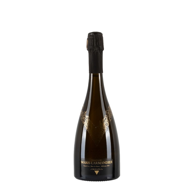 Bottiglia di Waris Larmadier V.M.H.J.P.L.I. 100% Chardonnay Grand Cru
