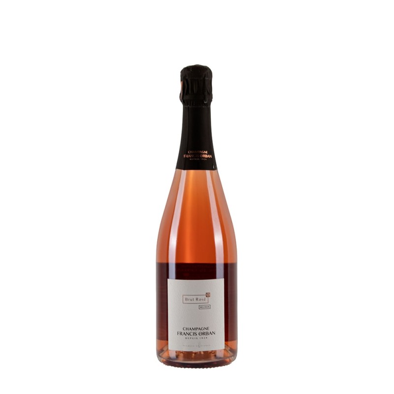 Bottiglia di Champagne Francis Orban Brut Rosè Meunier Bottiglia di Champagne Francis Orban Brut Rosè Meunier