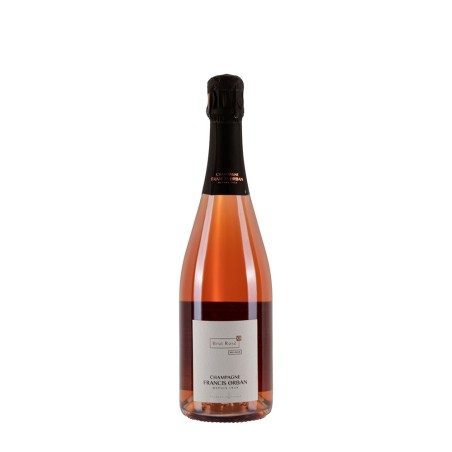 Bottiglia di Champagne Francis Orban Brut Rosè Meunier