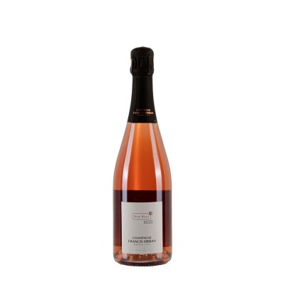 Bottiglia di Champagne Francis Orban Brut Rosè Meunier