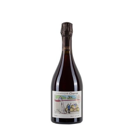 Bottiglia di champagne Chavost Rosè Brut Nature da 0,75l