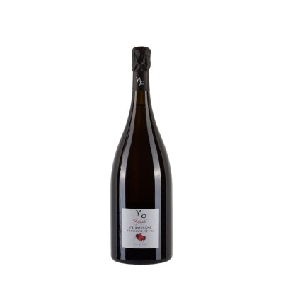 Bottiglia di Champagne Stéphane Fèvre Bicheret, 100% Pinot Noir Biologico, Non filtrato.