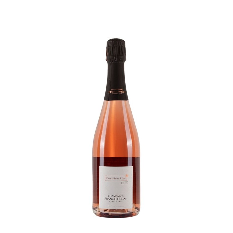 Bottiglia di champagne Francis Orban Extra Brut Rosè Bottiglia di champagne Francis Orban Extra Brut Rosè