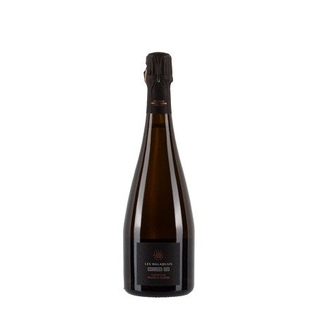Bottiglia di champagne Francis Orban Les Malaquais anno 2018, 100% Chardonnay