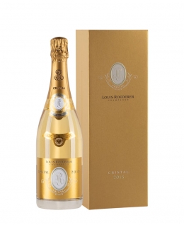 Bottiglia di champagne Louis roederer Cristal 2015 da 0.75l con astuccio