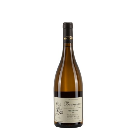Bottiglia di vino bianco Domaine Moutard Bourgogne Chardonnay 2022 da 0.75l