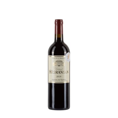 Bottiglia di Vino rosso Grand Vin De Bordeaux Chateau Segransan Graves de Vayres anno 2018 da 0.75l