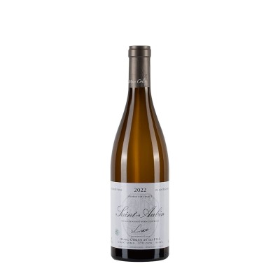 Bottiglia di borgogna bianco Marc Colin Saint-Aubin Luce 2022
