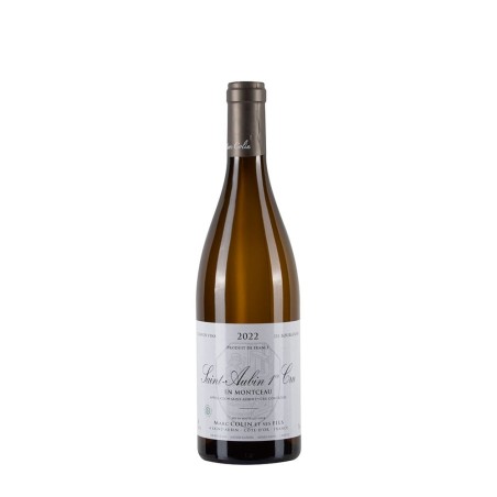 Bottiglia di borgogna bianco Marc Colin Saint-Aubin En Montceau 2022