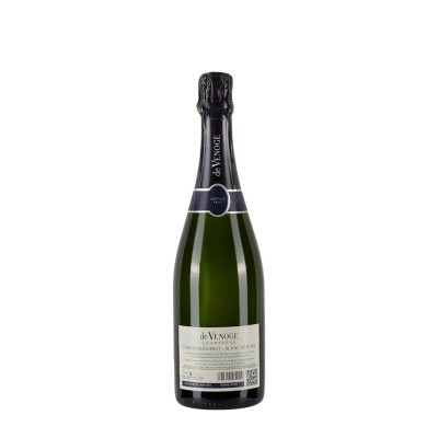 Retro Bottiglia di champagne De Venoge Cordon Bleu Brut Blanc De Noirs da 0.75l