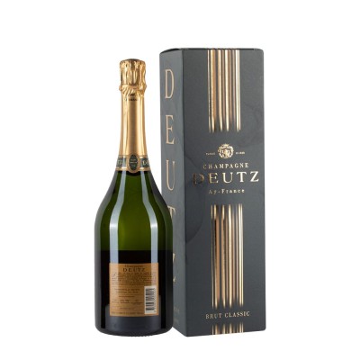 Retro Bottiglia di champagne Deutz Brut Classic con astuccio da 0.75l