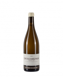 Bottiglia di Borgogna bianco Justin Girardin Corton Charlemagne 2022 da 0.75l