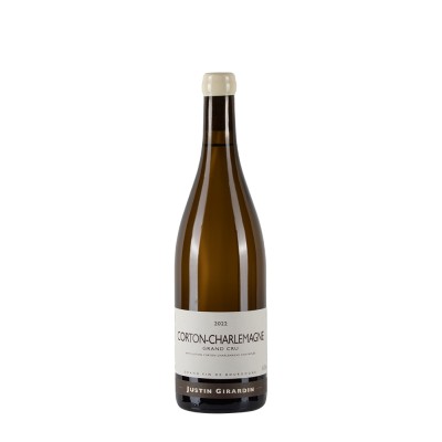 Bottiglia di Borgogna bianco Justin Girardin Corton Charlemagne 2022 da 0.75l