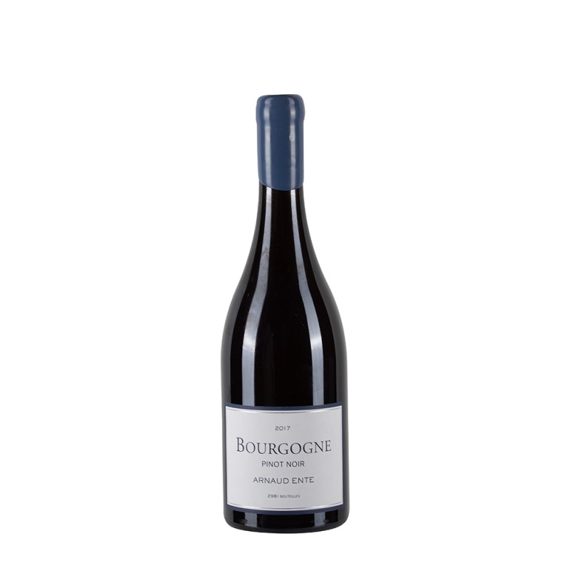 Bottiglia di borgogna rosso Arnaud Ente Bourgogne Pinot Noir 2017 da 0.75l