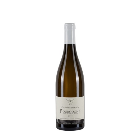 Bottiglia di borgogna bianco Domaine Berlancourt Bourgogne Blanc 2019 Cuvée la Demoiselle da 0.75l