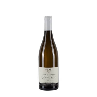 Bottiglia di borgogna bianco Domaine Berlancourt Bourgogne Blanc 2019 Cuvée les champans da 0.75l