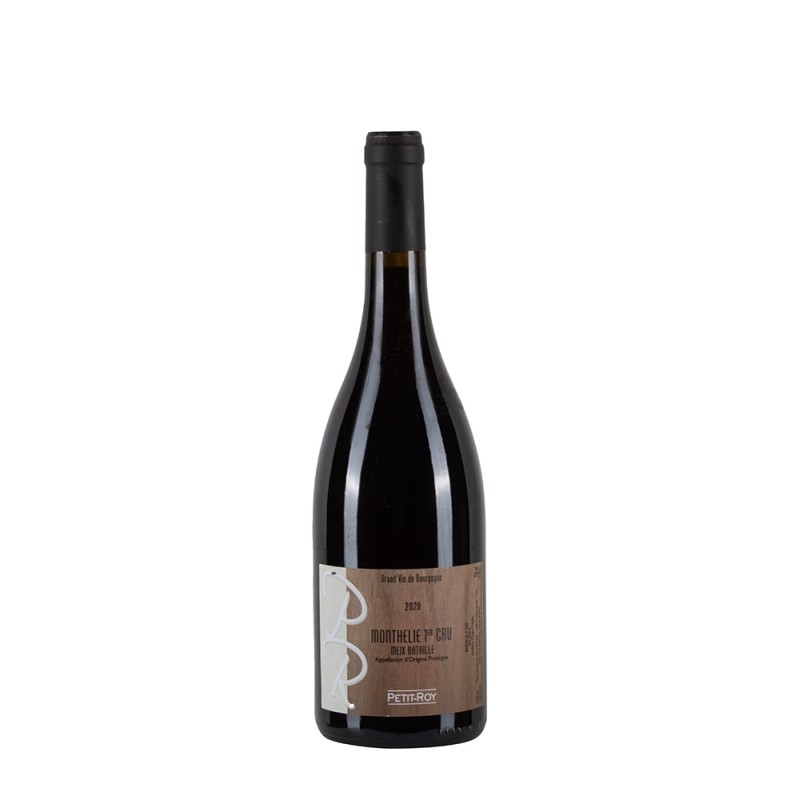 Bottiglia di borgogna rosso Domaine Petit Roy Monthelie Meix Bataille 2020 da 0.75l Bottiglia di borgogna rosso Domaine Petit Roy Monthelie Meix Bataille 2020 da 0.75l