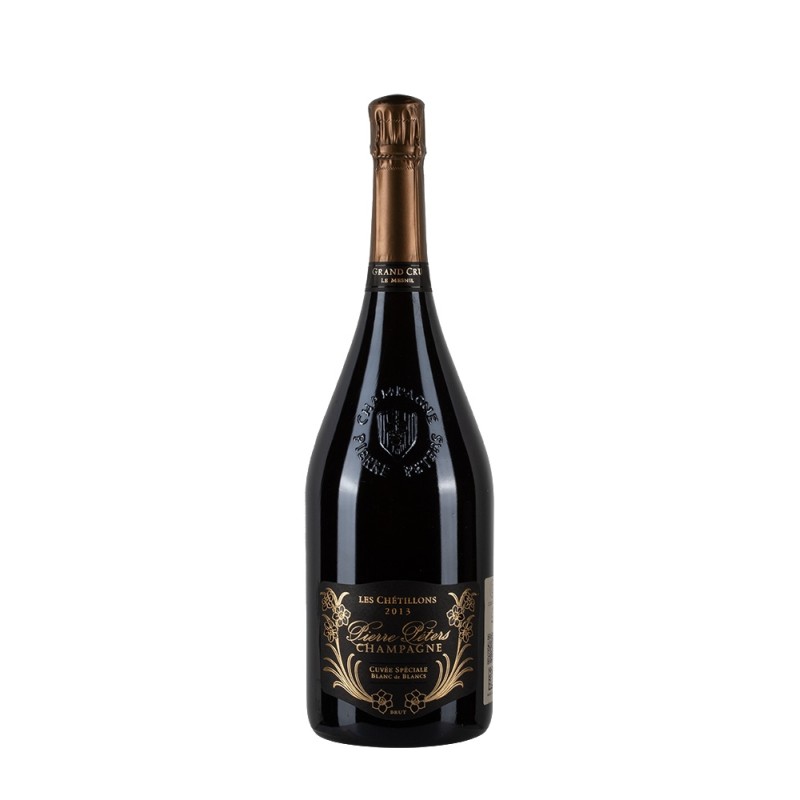 Magnum di champagne Champagne Pierre Péters les Chétillons 2013 Cuvée spéciale da 1.5l Magnum di champagne Champagne Pierre Péters les Chétillons 2013 Cuvée spéciale da 1.5l