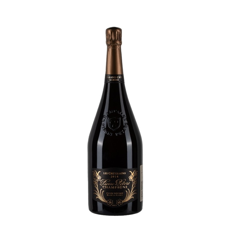Magnum di champagne Champagne Pierre Péters les Chétillons 2014 Cuvée spéciale da 1.5l Magnum di champagne Champagne Pierre Péters les Chétillons 2014 Cuvée spéciale da 1.5l