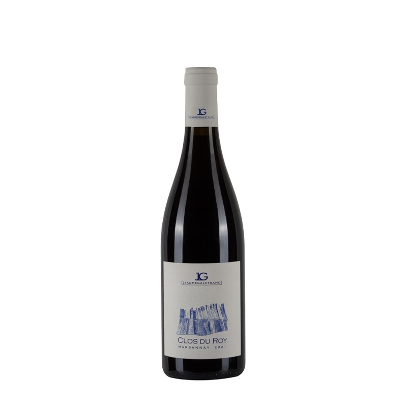 Bottiglia di borgogna rosso Jérome Galeyrand Marsannay Rouge 2021 Clos Du Roy da 0.75l
