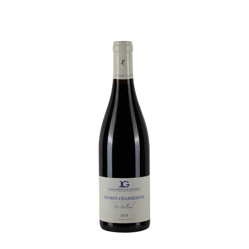 Bottiglia di Borgogna rosso Jérome Galeyrand Gevrey-Chambertin 2019 En Billard da 0.75l Bottiglia di Borgogna rosso Jérome Galeyrand Gevrey-Chambertin 2019 En Billard da 0.75l