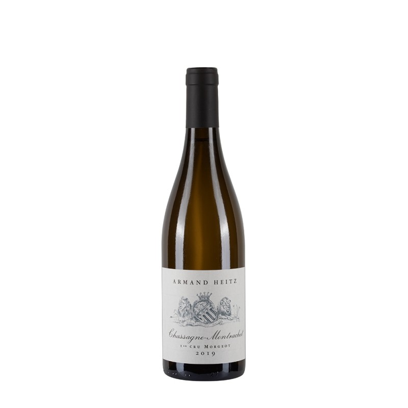 Bottiglia di borgogna bianco Armand Heitz Chassagne Montrachet 2019 Morgeot da 0.75l Bottiglia di borgogna bianco Armand Heitz Chassagne Montrachet 2019 Morgeot da 0.75l