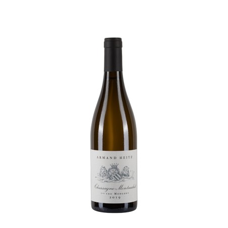 Bottiglia di borgogna bianco Armand Heitz Chassagne Montrachet 2019 Morgeot da 0.75l