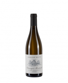 Bottiglia di Borgogna bianco Armand Heitz Chassagne Montrachet 2020 Chenevottes da 0.75l