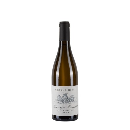 Bottiglia di Borgogna bianco Armand Heitz Chassagne Montrachet 2020 Chenevottes da 0.75l
