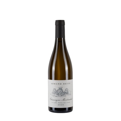 Bottiglia di Borgogna bianco Armand Heitz Chassagne Montrachet 2020 Tete Du Clos da 0.75l