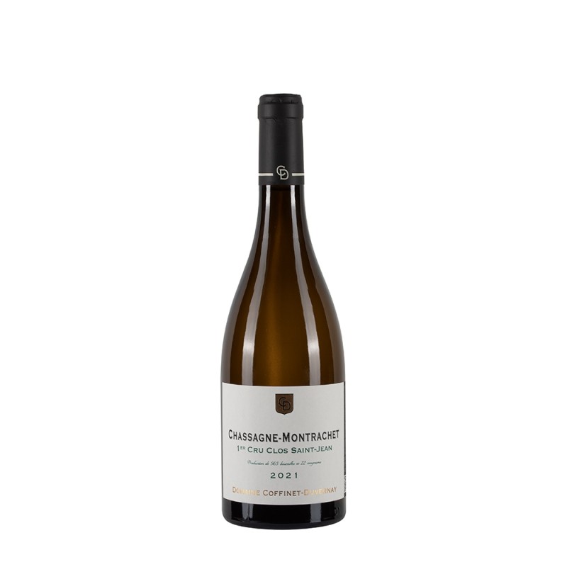 Bottiglia di Borgogna bianco Coffinet-Duvernay Chassagne Montrachet 2021 Clos Saint Jean da 0.75l Bottiglia di Borgogna bianco Coffinet-Duvernay Chassagne Montrachet 2021 Clos Saint Jean da 0.75l