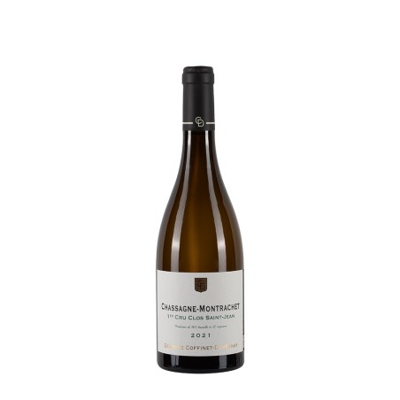 Bottiglia di Borgogna bianco Coffinet-Duvernay Chassagne Montrachet 2021 Clos Saint Jean da 0.75l