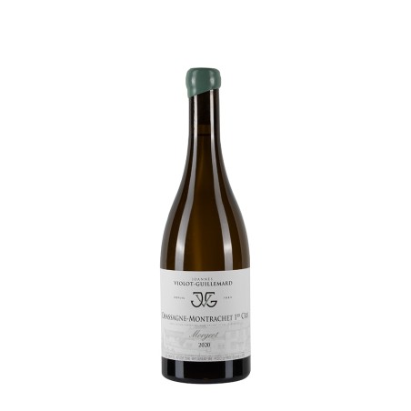 Bottiglia di borgogna bianco Violot-Guillemard Chassagne Montrachet 2020 Morgeot da 0.75l
