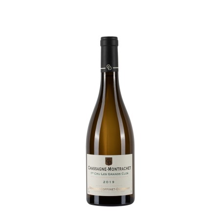 Bottiglia di Borgogna bianco Coffinet-Duvernay Chassagne Montrachet 2019 Les Grands Clos 1°Cru Blanc da 0.75l