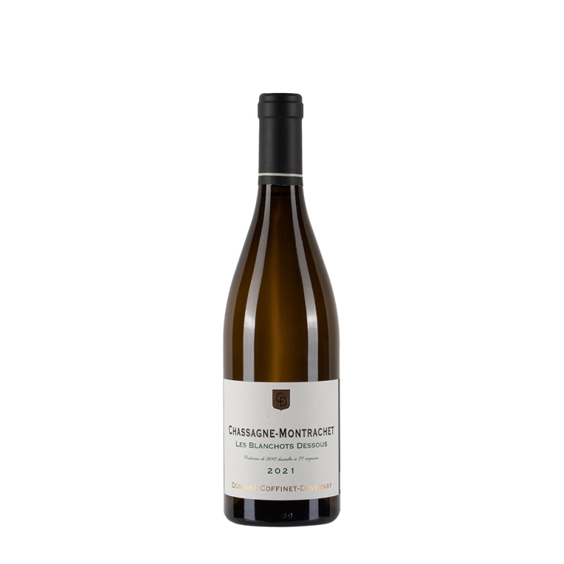 Bottiglia di Coffinet-Duvernay Chassagne Montrachet 2021 Les Blanchots Dessous Blanc da 0.75l Bottiglia di Coffinet-Duvernay Chassagne Montrachet 2021 Les Blanchots Dessous Blanc da 0.75l