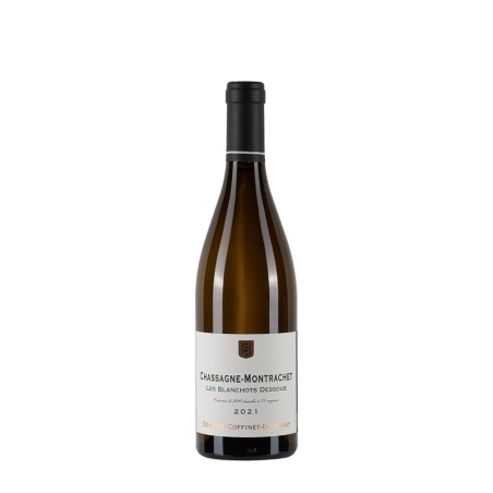 Bottiglia di Coffinet-Duvernay Chassagne Montrachet 2021 Les Blanchots Dessous Blanc da 0.75l