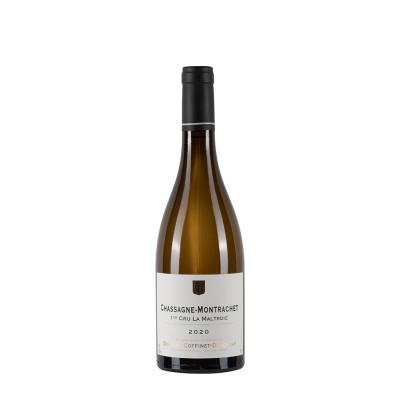Bottiglia di borgogna bianco Coffinet-Duvernay Chassagne Montrachet 2020 La Maltroie 1°Cru Blanc da 0.75l
