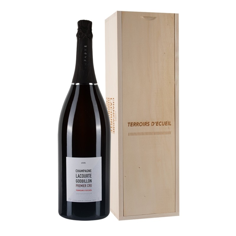 Jeroboam di Lacourte Godbillon Terroirs D'ecueil Jeroboam da 3 litri in cassa legno Jeroboam di Lacourte Godbillon Terroirs D'ecueil Jeroboam da 3 litri in cassa legno