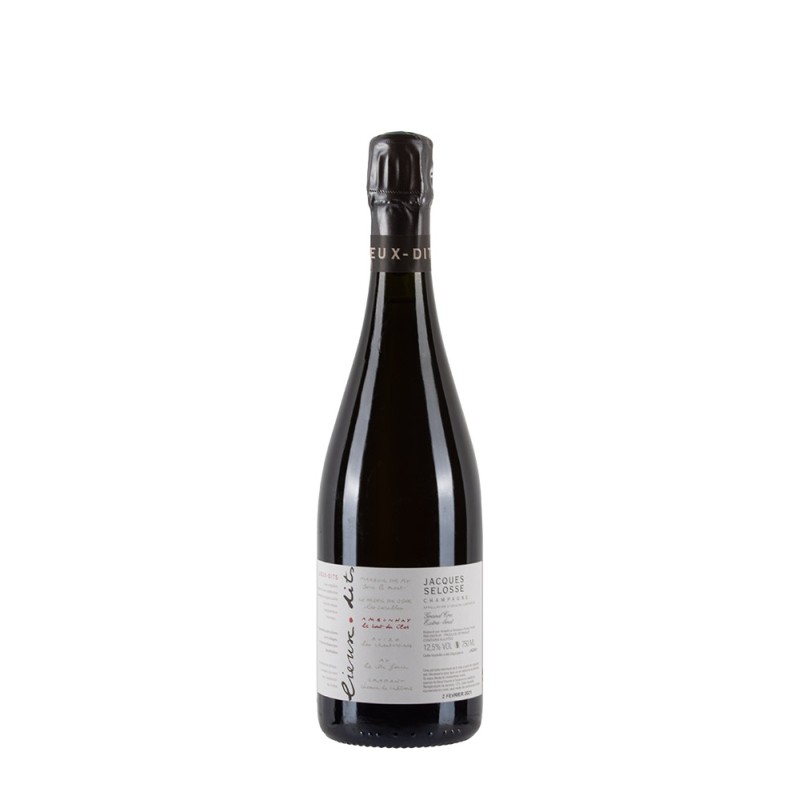 Bottiglia di Champagne Jacques Selosse Le Bout du Clos Sboccatura 2024 da 0.75l