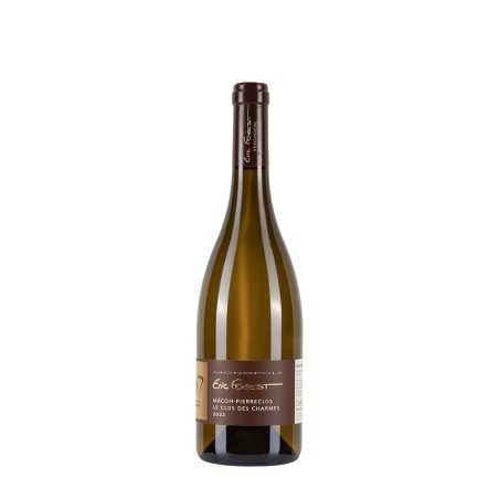 Bottiglia di borgogna bianco Eric Forest Macon-Pierreclos 2022 Le Clos des Charmes Monopole da 0.75l