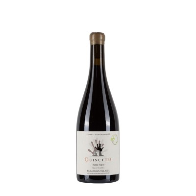 Bottiglia di vino rosso Guironnet Quinctius Beaujolais 2021 da 0.75l