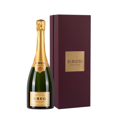Bottiglia di champagne Krug Grande Cuvée 172éme Édition Box da 0,75l