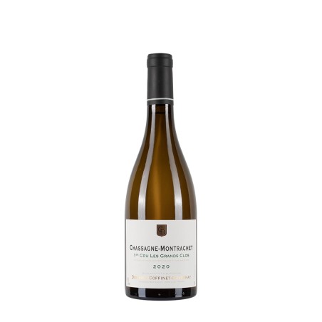 Bottiglia di Borgogna bianco Coffinet-Duvernay Chassagne Montrachet 2020 Les Grands Clos 1°Cru Blanc da 0.75l