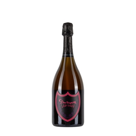 Bottiglia di champagne Dom Pérignon anno 2008 Rosé Luminous Lady Gaga